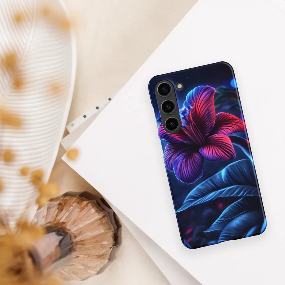 Illuminated Serenity: The Surreal Blossom