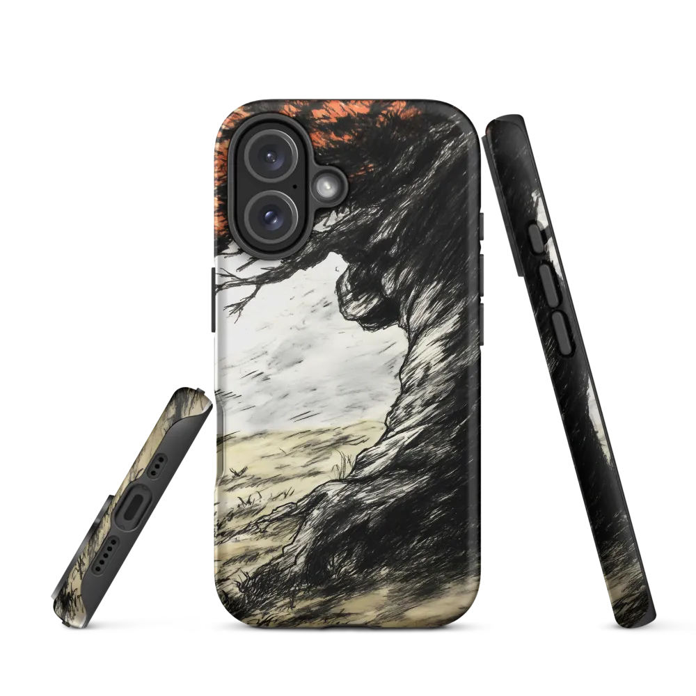 Whispers of Solitude | Phone Case |  16 | Tough Case | Matte