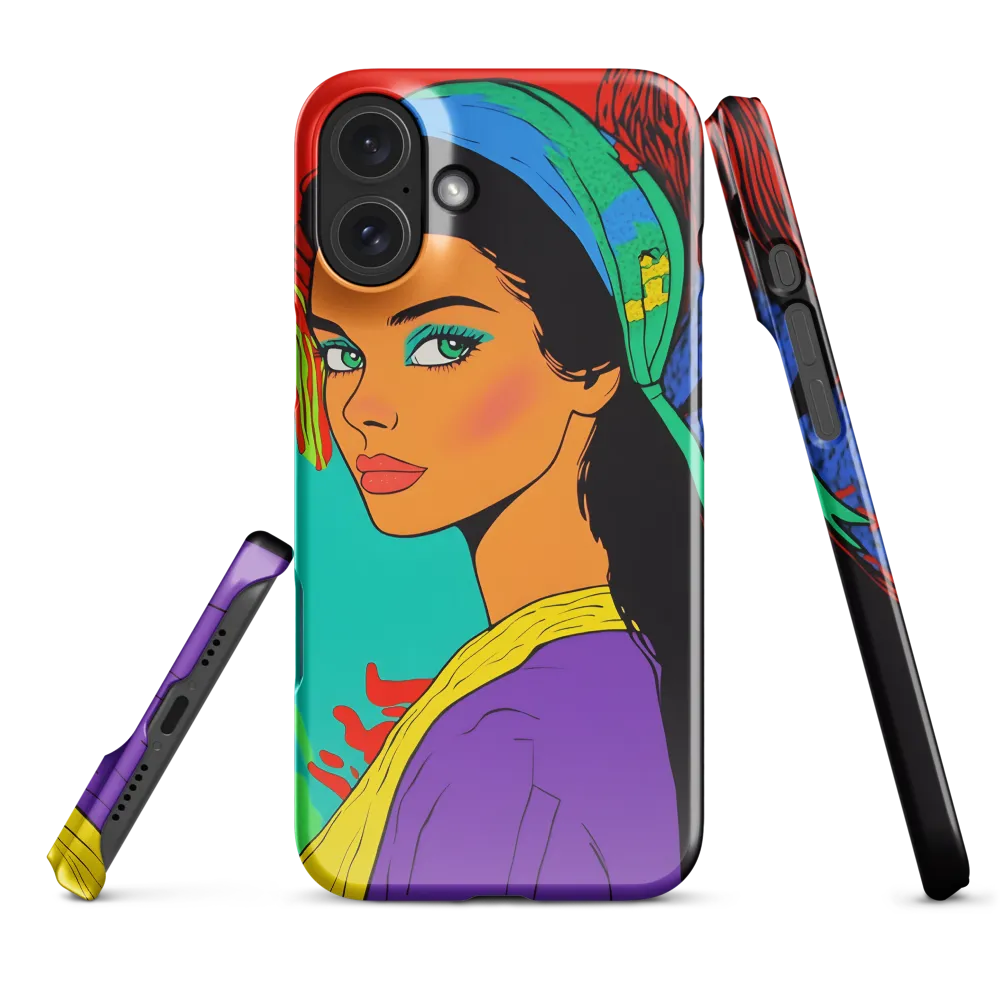 Vibrant Elegance | Phone Case |  16 Plus | Snap Case | Glossy