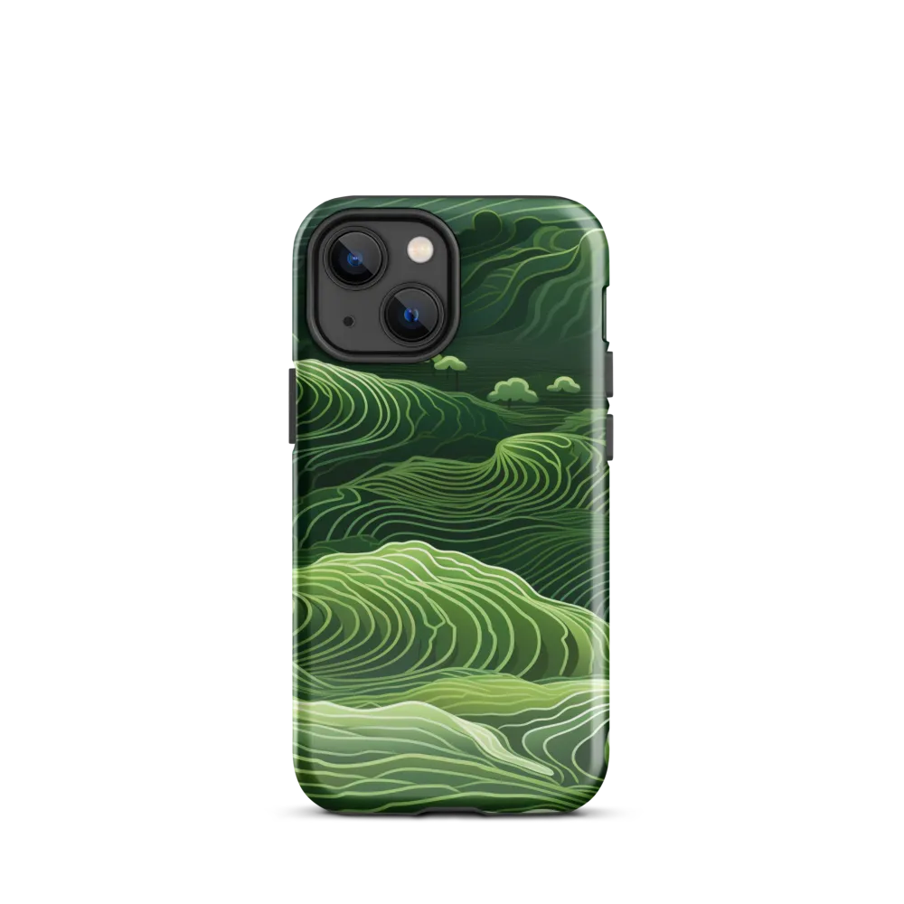 Whispers of Green Hills | Phone Case |  13 mini | Tough Case | Glossy