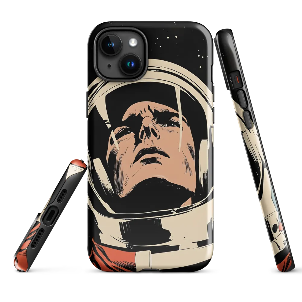 Gaze of the Astronaut | Phone Case |  15 Plus | Tough Case | Glossy