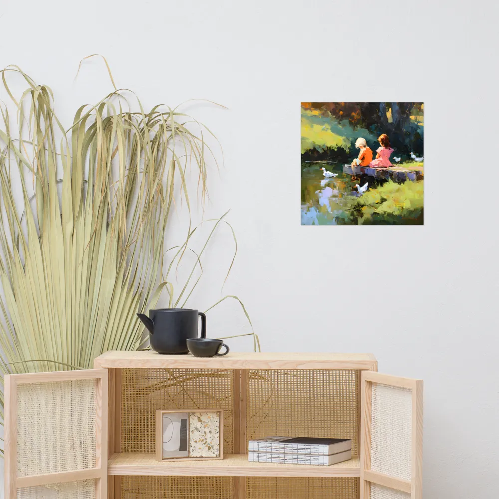 Pondside Reverie 
 Poster | 18″x 18″