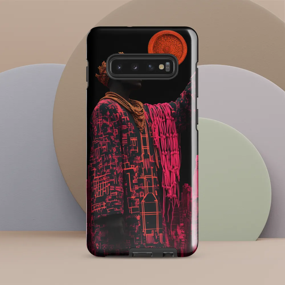 Regal Mystique: A Fusion of Tradition and Urbanity | Phone Case |  S10 Plus | Tough Case | Glossy