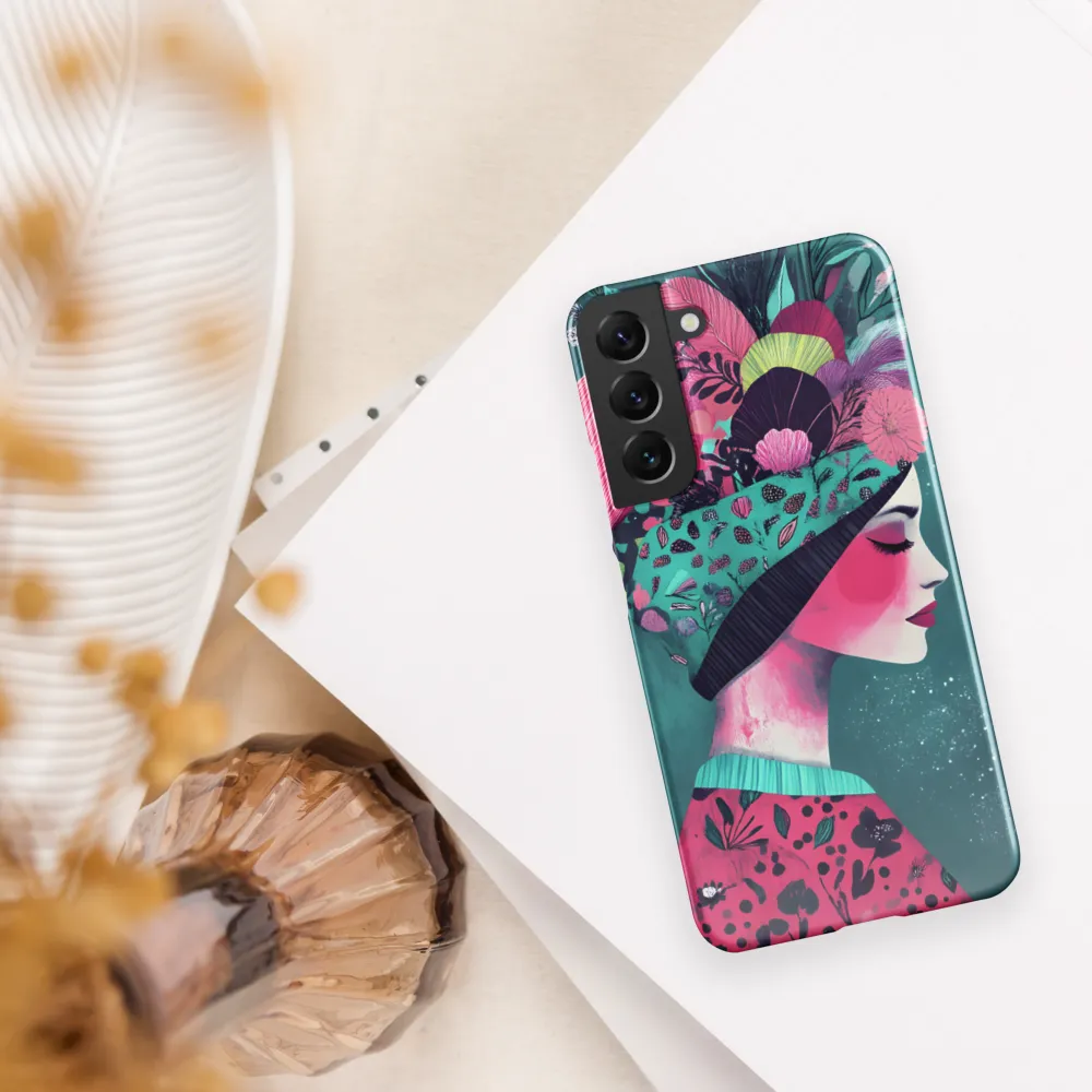 Whimsical Floral Portrait