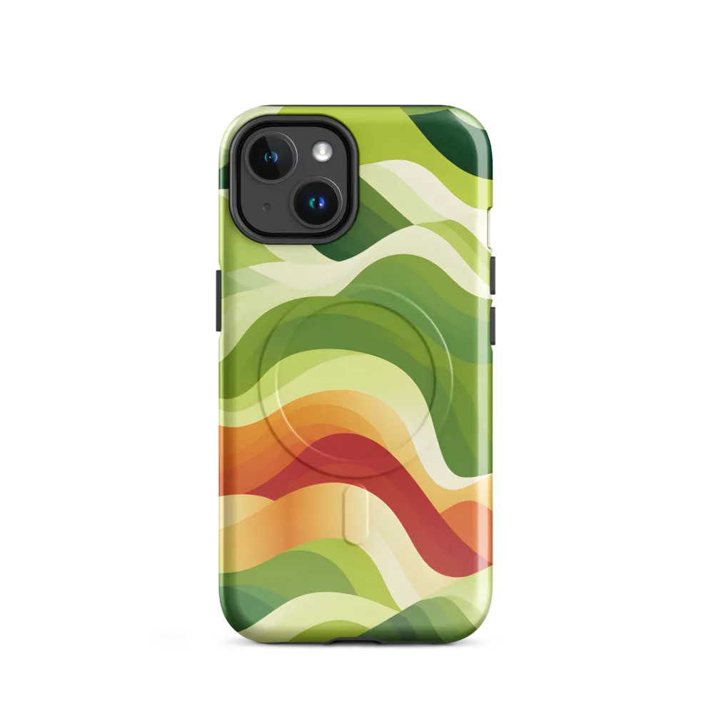 Waves of Nature | Phone Case |  14 | MagSafe® Tough Case | Glossy