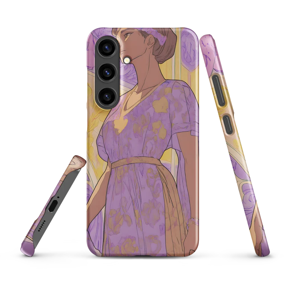 Elegance in Floral Harmony | Phone Case |  S24 Plus | Snap Case | Matte