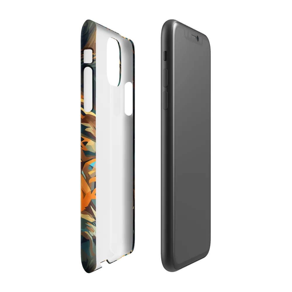 Wild Symphony: Abstract Tigers | Phone Case |  11 | Snap Case | Matte