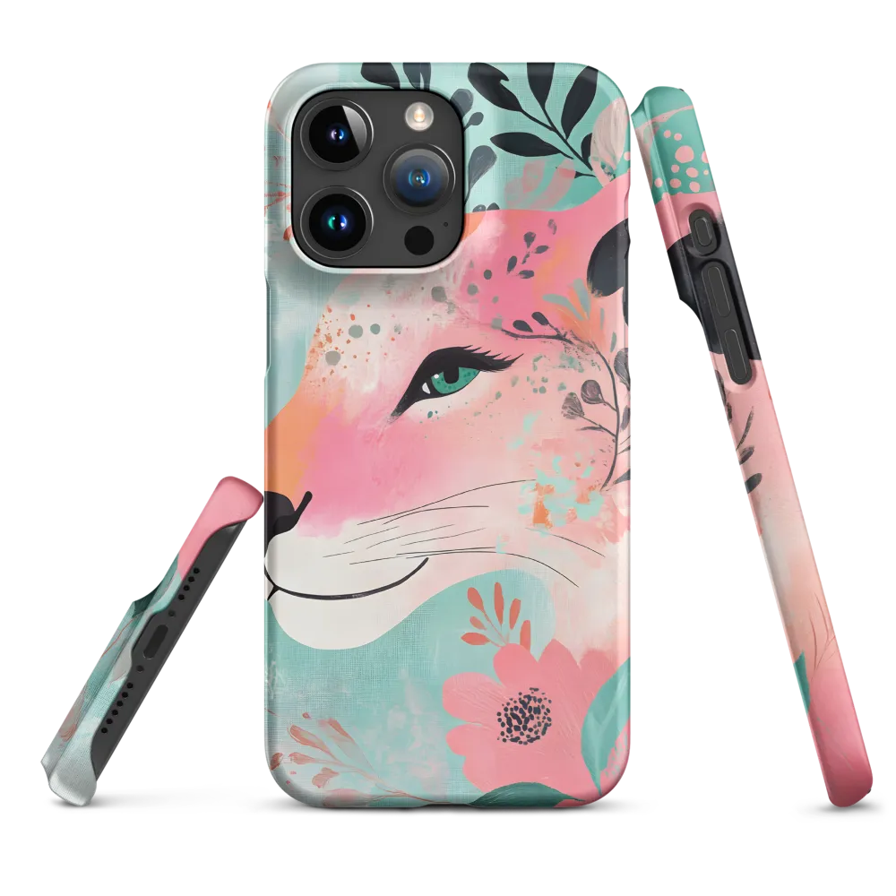 Whimsical Majesty: A Floral Lion