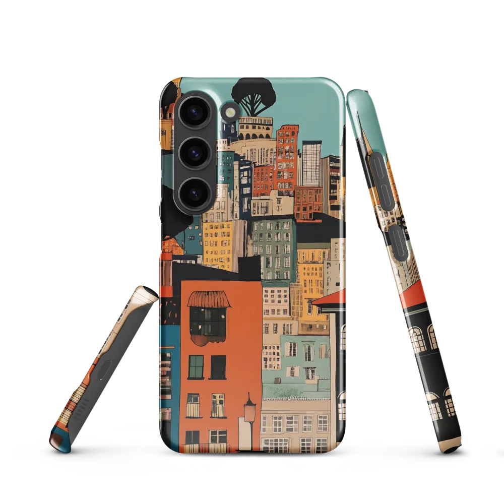 Urban Fusion: A Colorful Cityscape