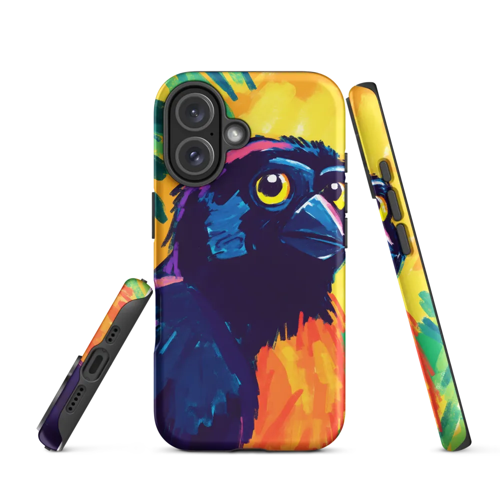 Vivid Avian Encounter | Phone Case