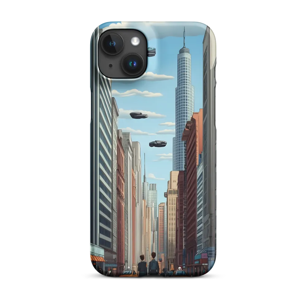 Futuristic Stroll through the Urban Skyline