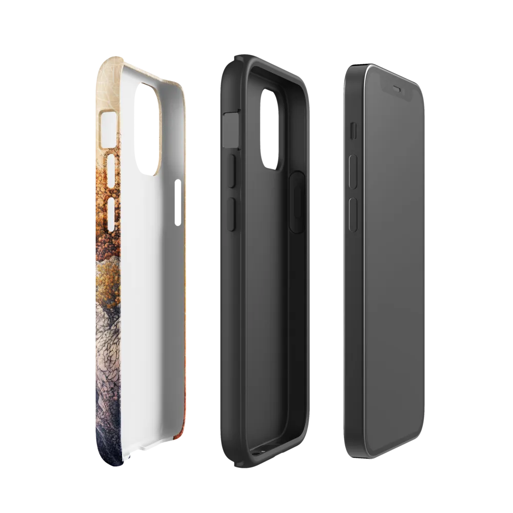 Fluttering Dreams of Serenity | Phone Case |  12 mini | Tough Case | Glossy