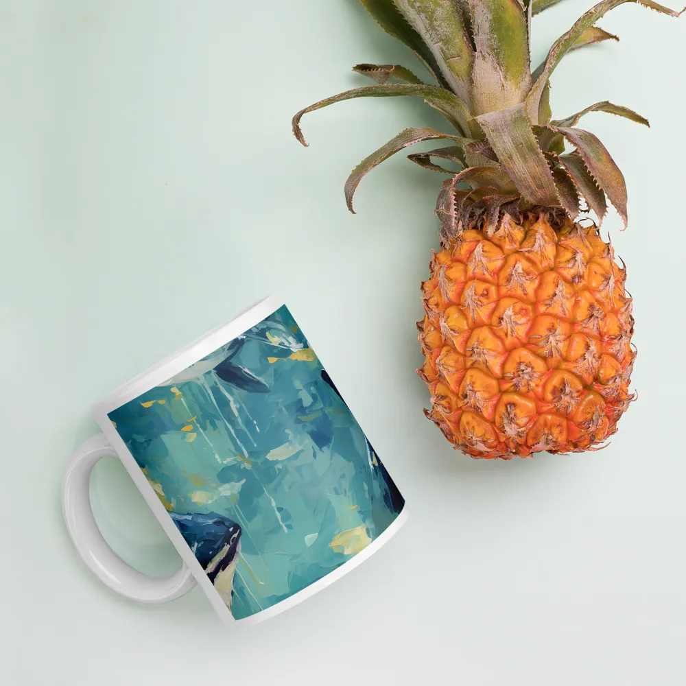 Harmony of the Ocean: Whales in Motion | Mugs | Multiple Sizes & Colors