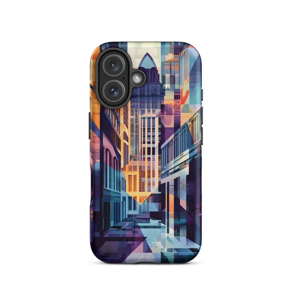 Urban Symphony: A Digital Cityscape | Phone Case