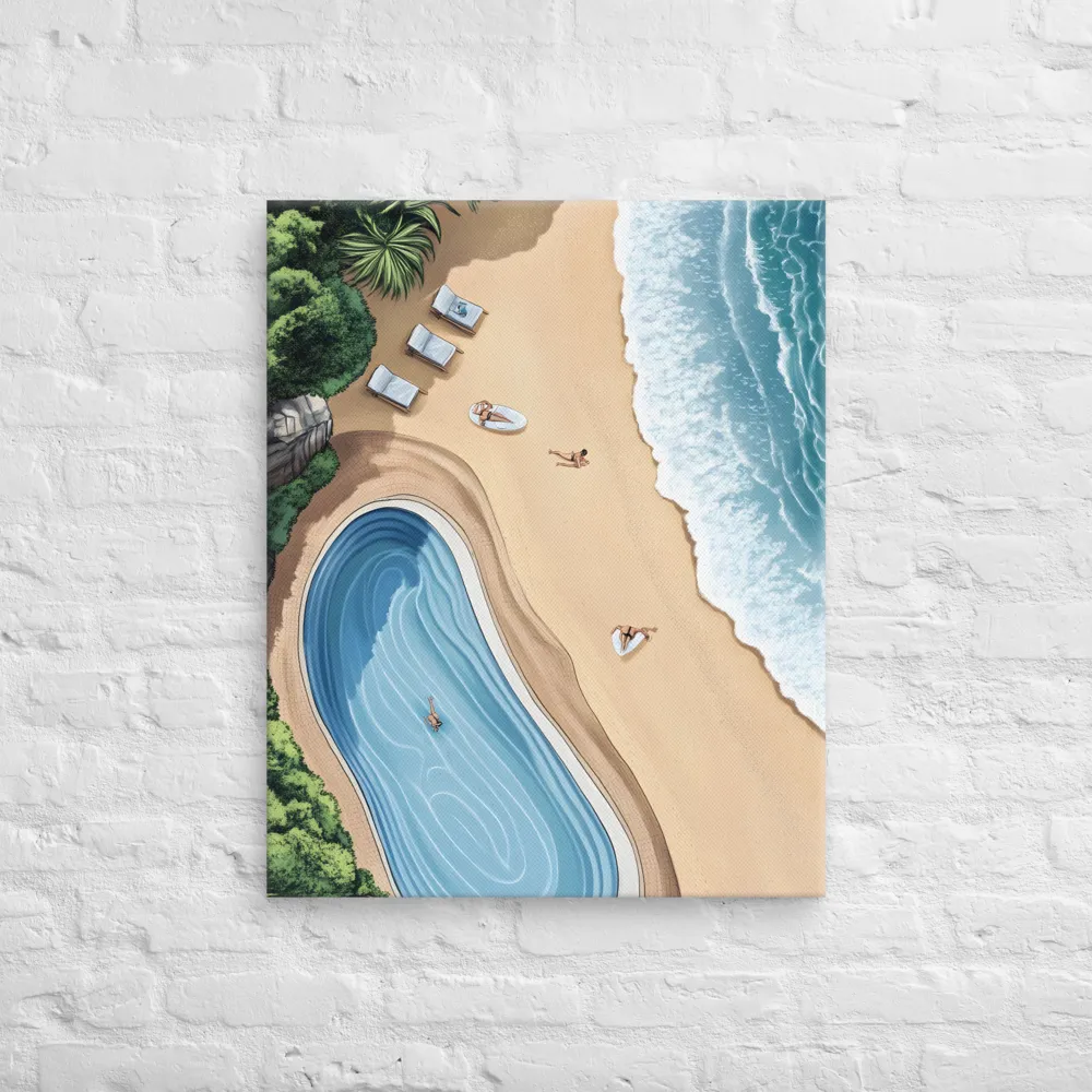 Serenity by the Shore | Canvas | 24″×30″