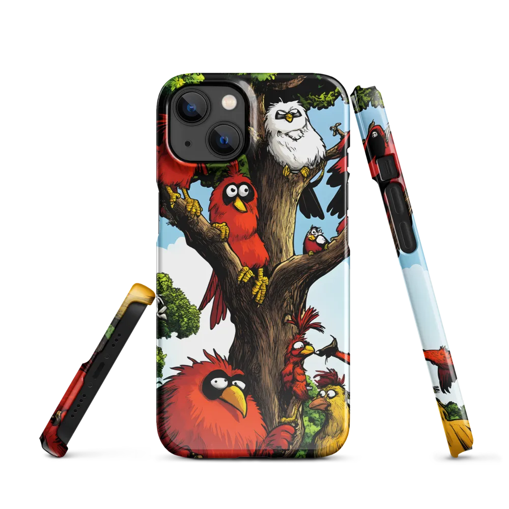 Whimsical Avian Gathering