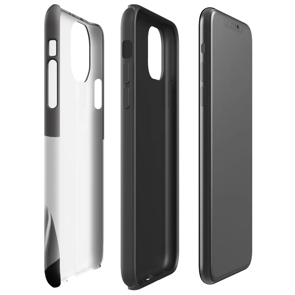 Serenity in Monochrome | Phone Case |  11 Pro Max | Tough Case | Glossy