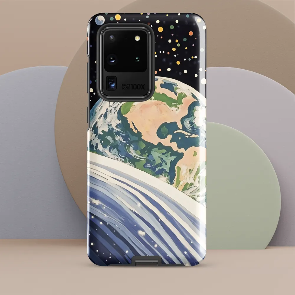 Celestial View: A Surreal Journey Through Space
