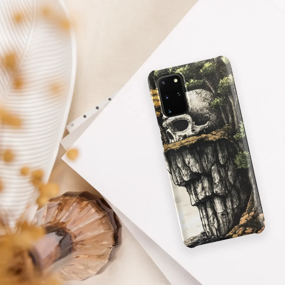 The Whispering Skull: A Surreal Encounter with Nature | Phone Case |  S20 Plus | Snap Case | Matte
