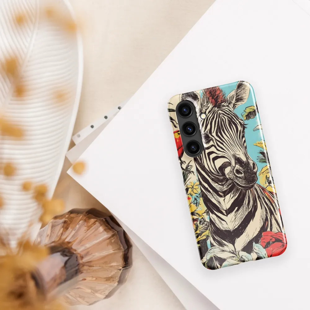 Zebra in Tropical Reverie