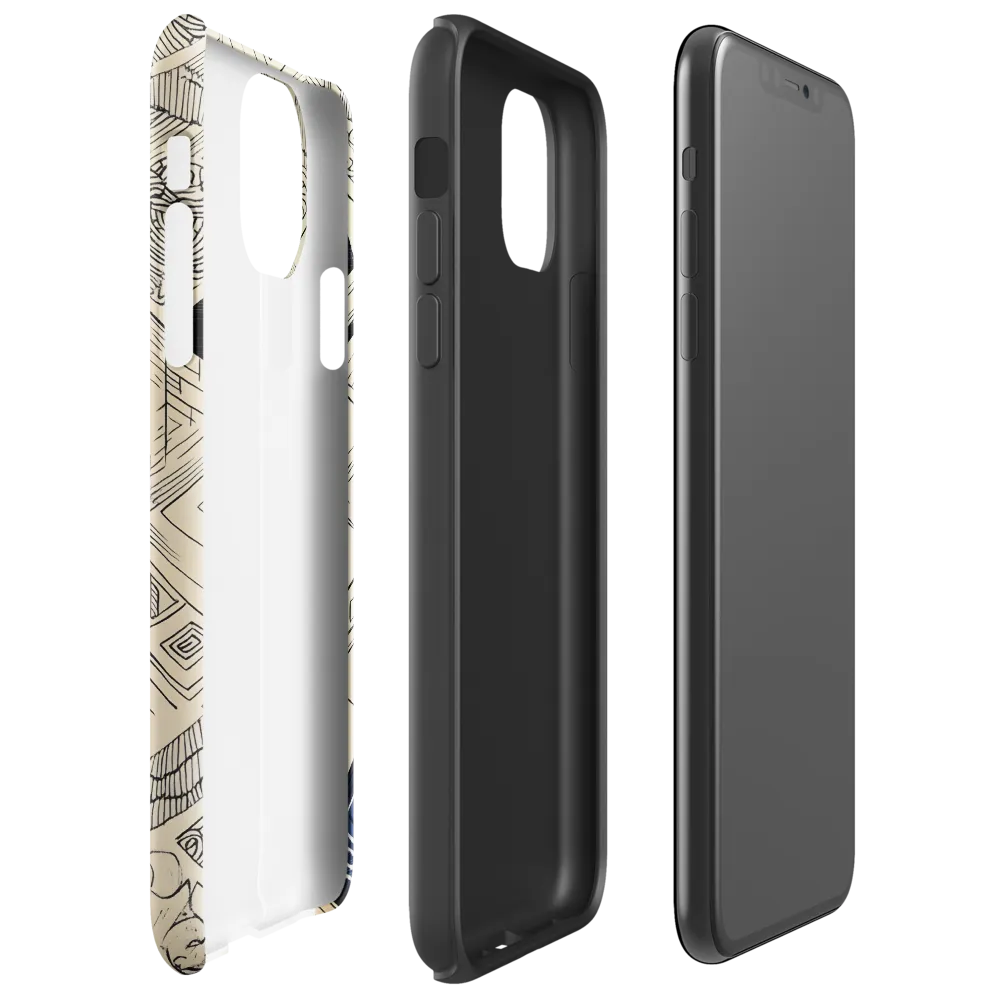 Geometric Harmony | Phone Case |  11 Pro Max | Tough Case | Glossy