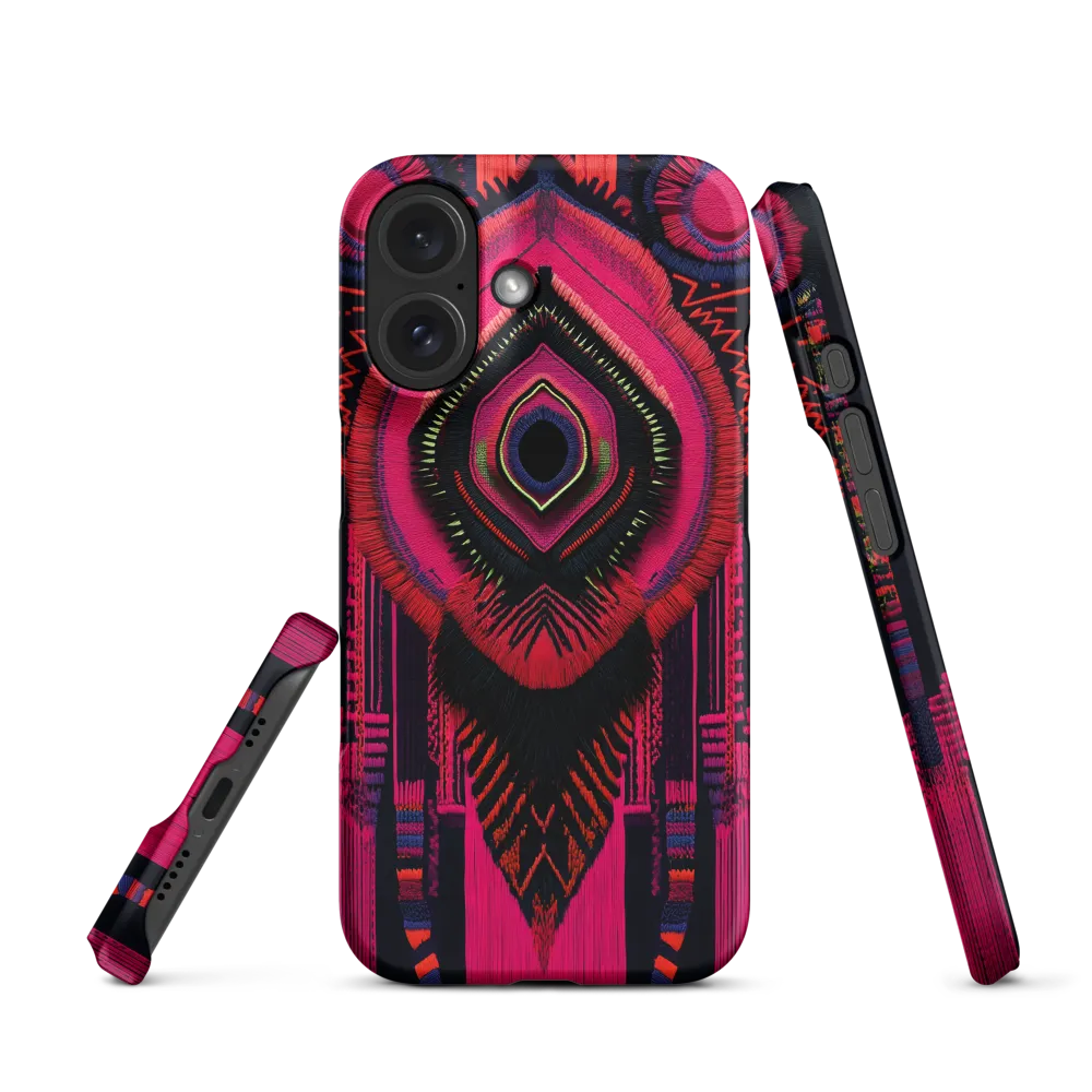 Neon Medallion — Central Weave
