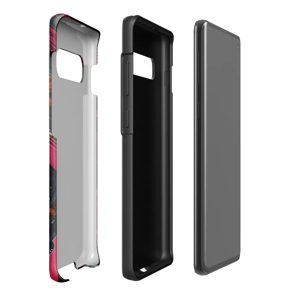 Urban Floral Symphony | Phone Case |  S10 Plus | Tough Case | Glossy