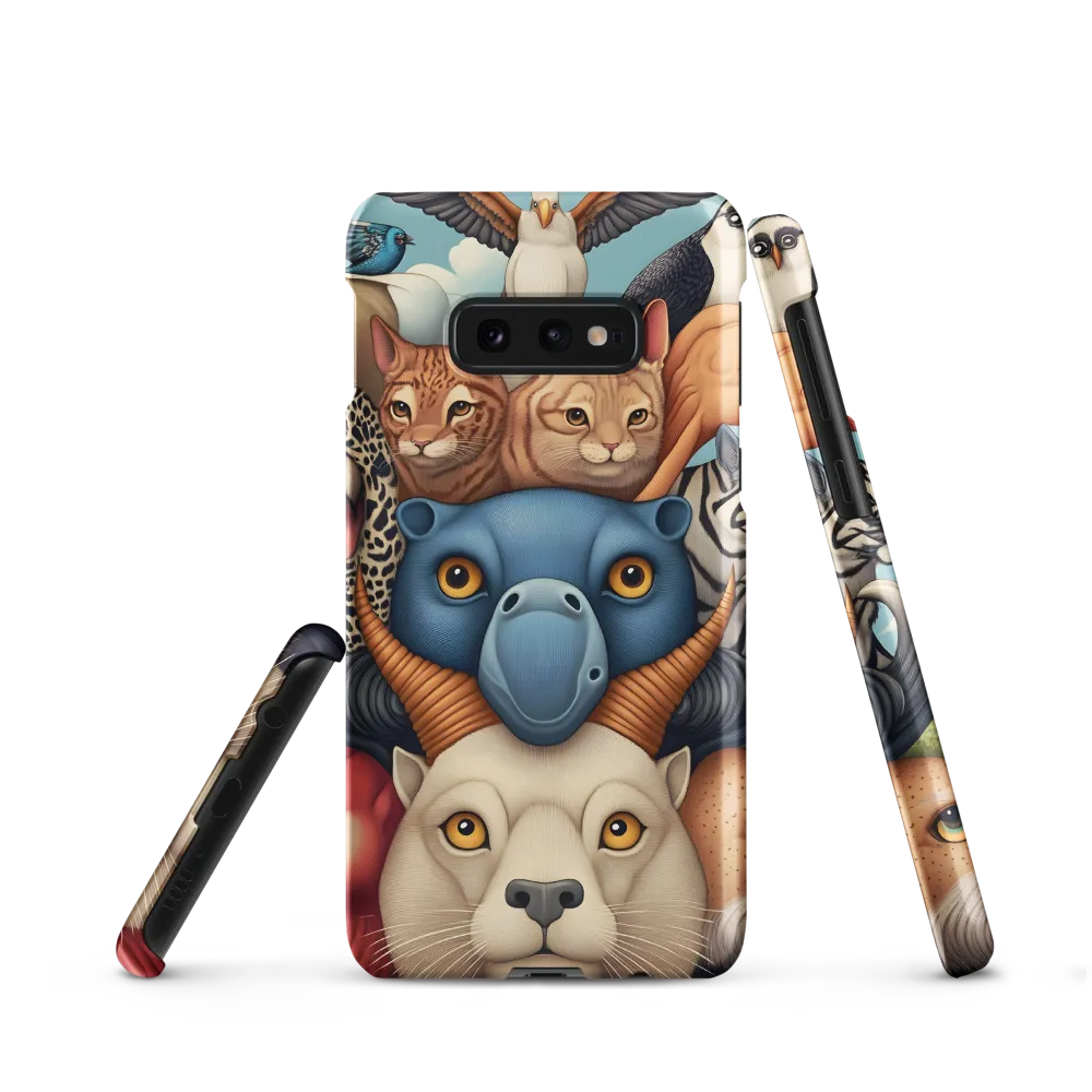 Harmonious Echoes of Wildlife | Phone Case |  S10e | Snap Case | Matte
