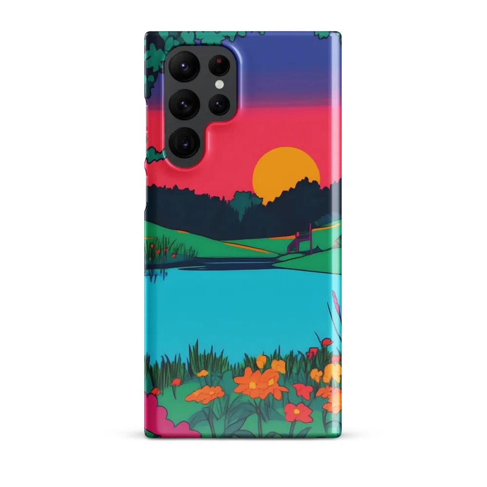 Serenity at Sunset | Phone Case |  S22 Ultra | Snap Case | Glossy