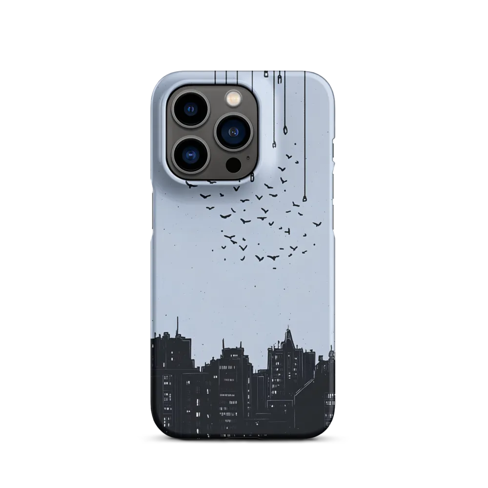 Elevated Serenity: A Minimalist Cityscape | Phone Case |  14 Pro | Snap Case | Matte