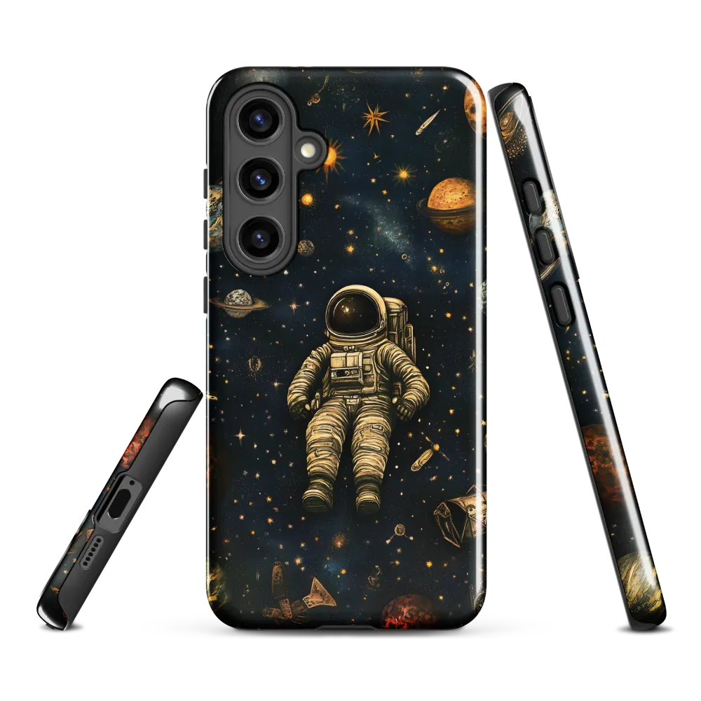 Cosmic Voyage: An Astronaut's Solitude