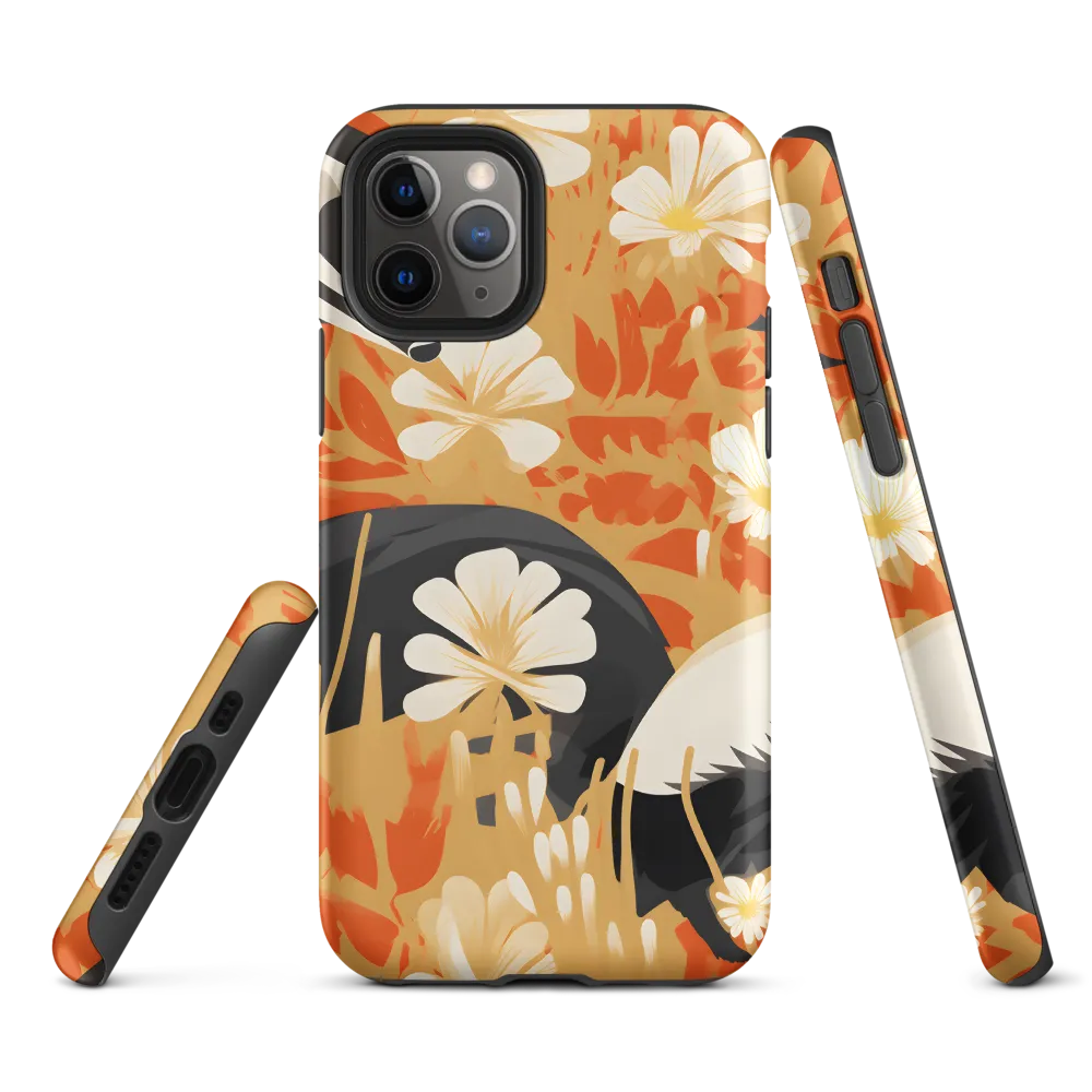 Whimsical Badgers in Bloom