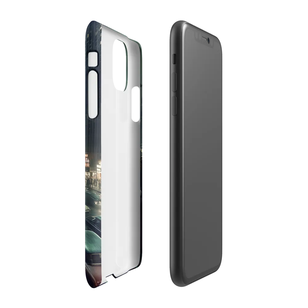 Mysterious Encounters in a Neon City | Phone Case |  11 | Snap Case | Matte