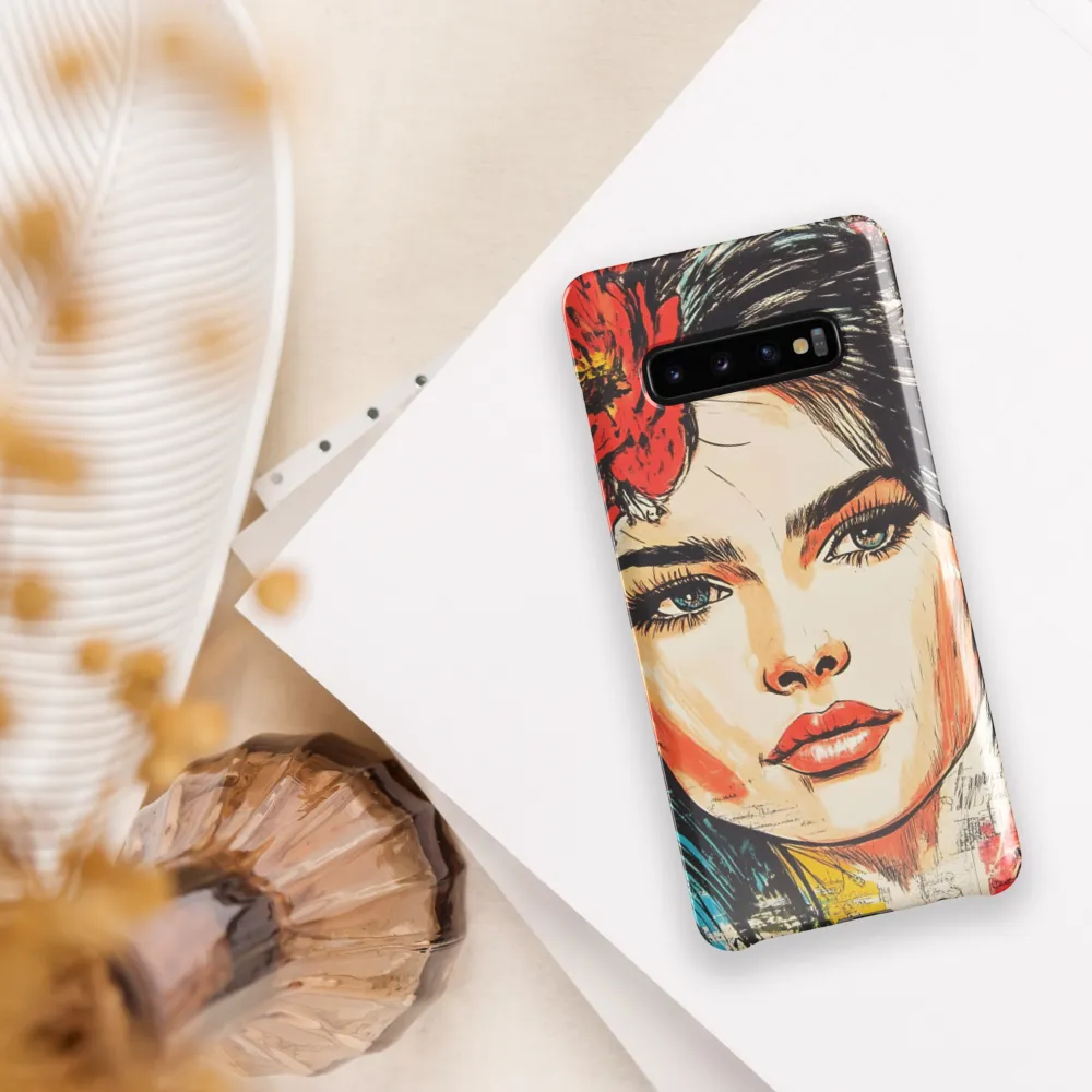 Vibrant Beauty | Phone Case |  S10 Plus | Snap Case | Glossy