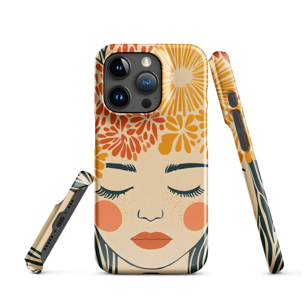 Serenity in Bloom | Phone Case |  15 Pro | Snap Case | Glossy