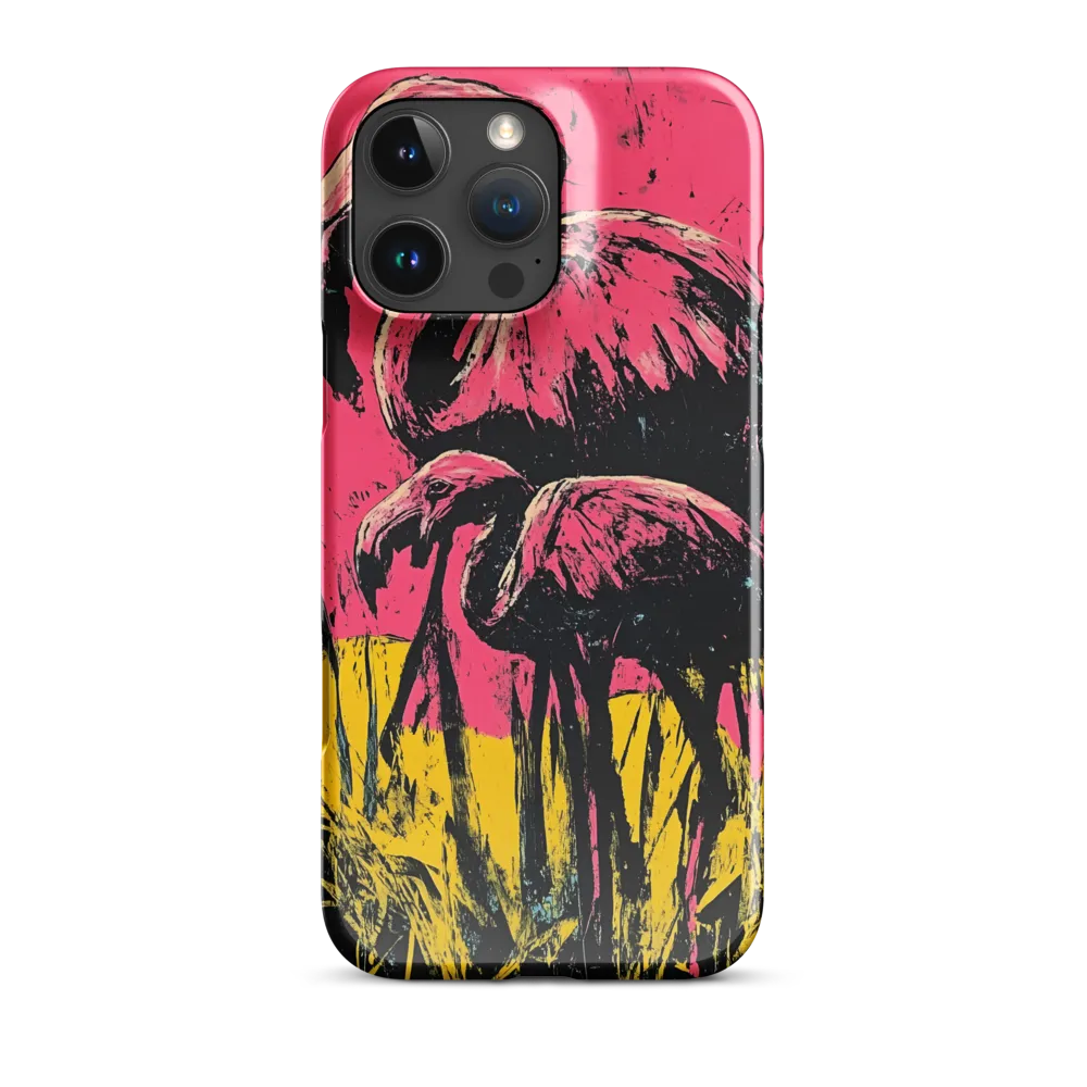 Flamingo Duet: A Pop Art Expression