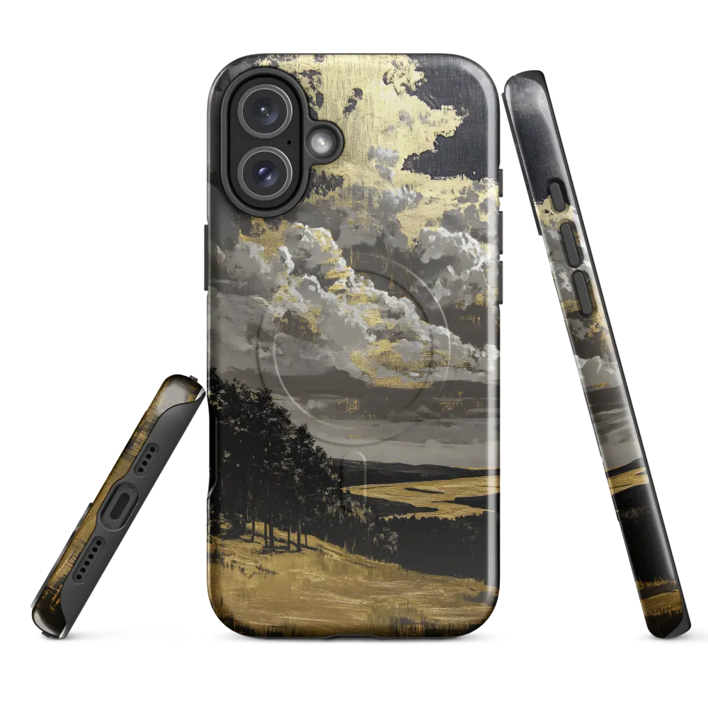 Golden Serenity in a Dramatic Sky | Phone Case |  16 Plus | MagSafe® Tough Case | Glossy