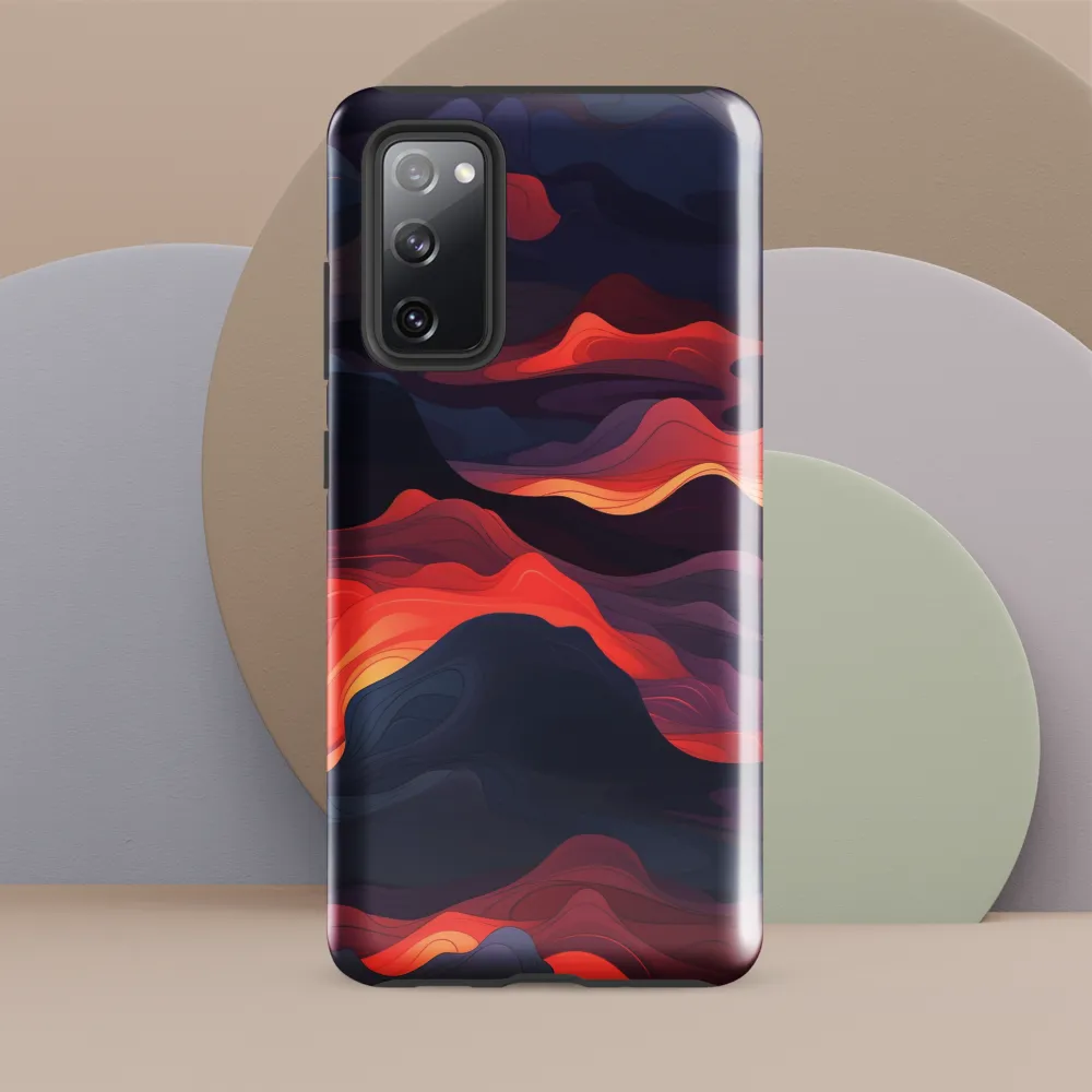 Ethereal Waves of Color | Phone Case |  S20 FE | Tough Case | Glossy