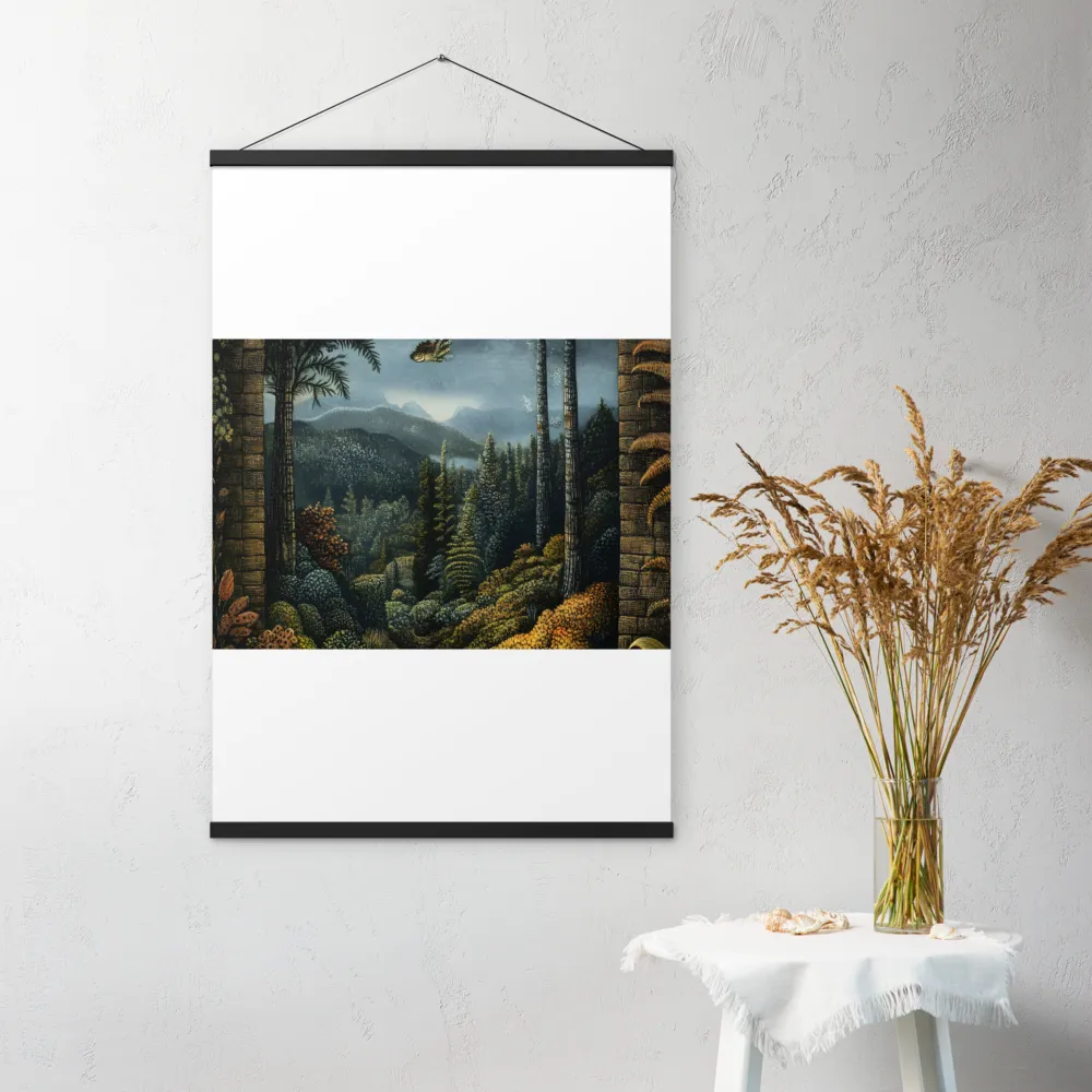 Whispers of the Enchanted Forest | Poster With Black Wood Hanger | 24″×36″