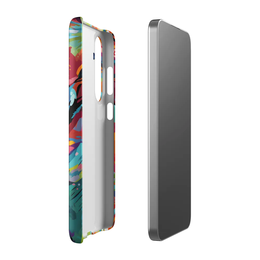 Colorful Lizard: An Abstract Adventure | Phone Case |  S24 Plus | Snap Case | Matte