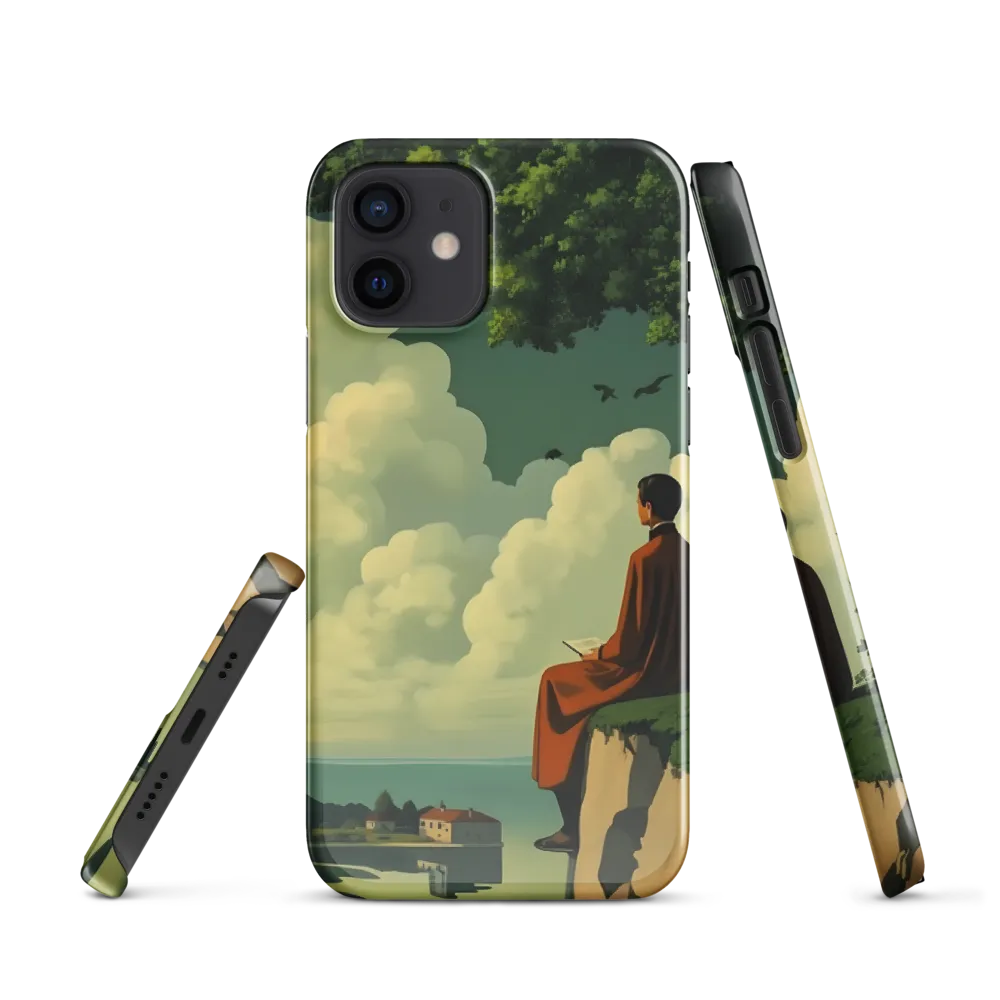 Meditation at the Edge of Serenity | Phone Case |  12 | Snap Case | Glossy