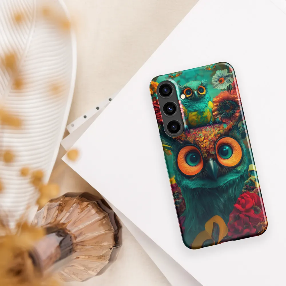 Majestic Harmony: The Floral Owl