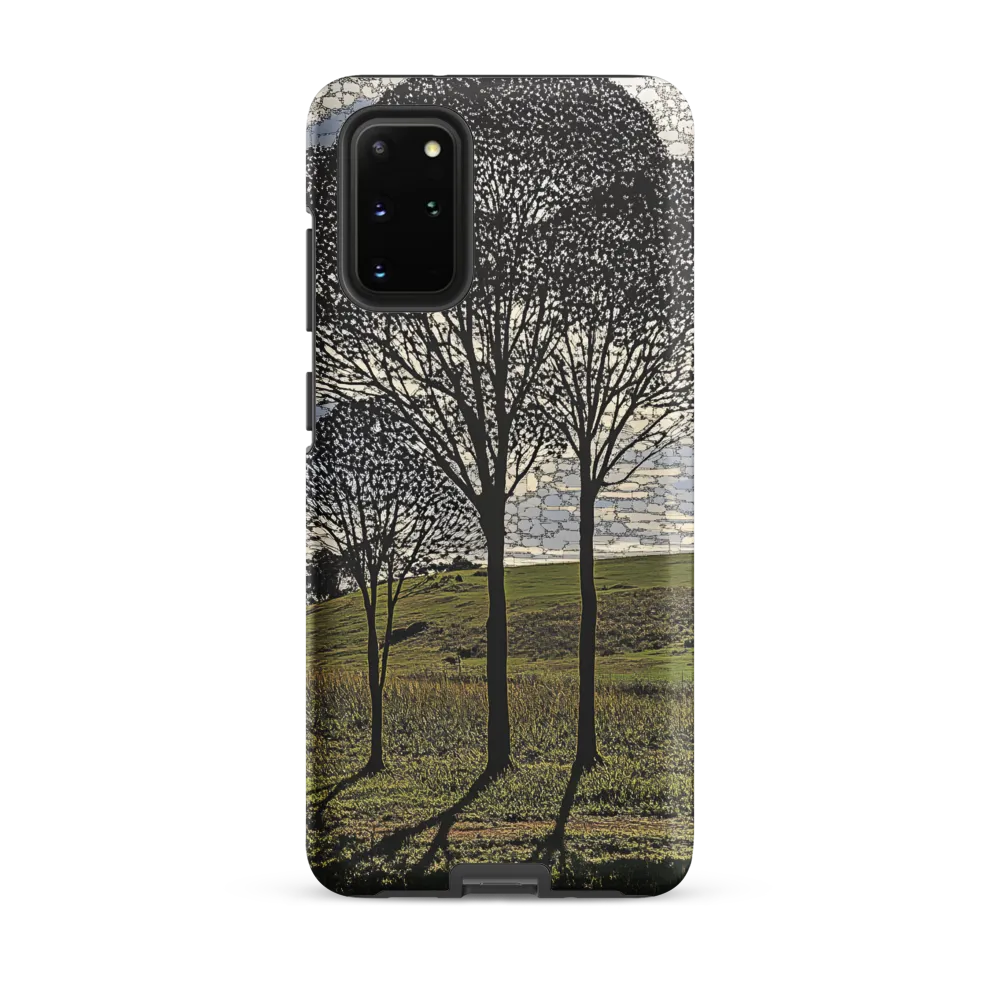 Tranquil Shadows: A Silhouette of Nature