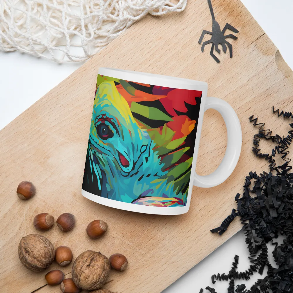 Vibrant Reptilian Harmony | Mugs | Multiple Sizes & Colors