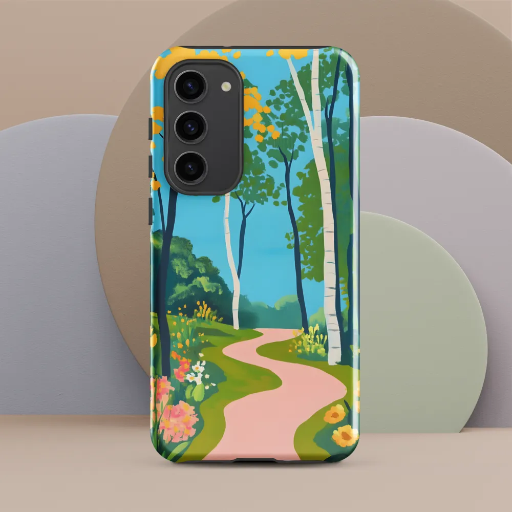 The Winding Path of Nature | Phone Case |  S23 Plus | Tough Case | Glossy