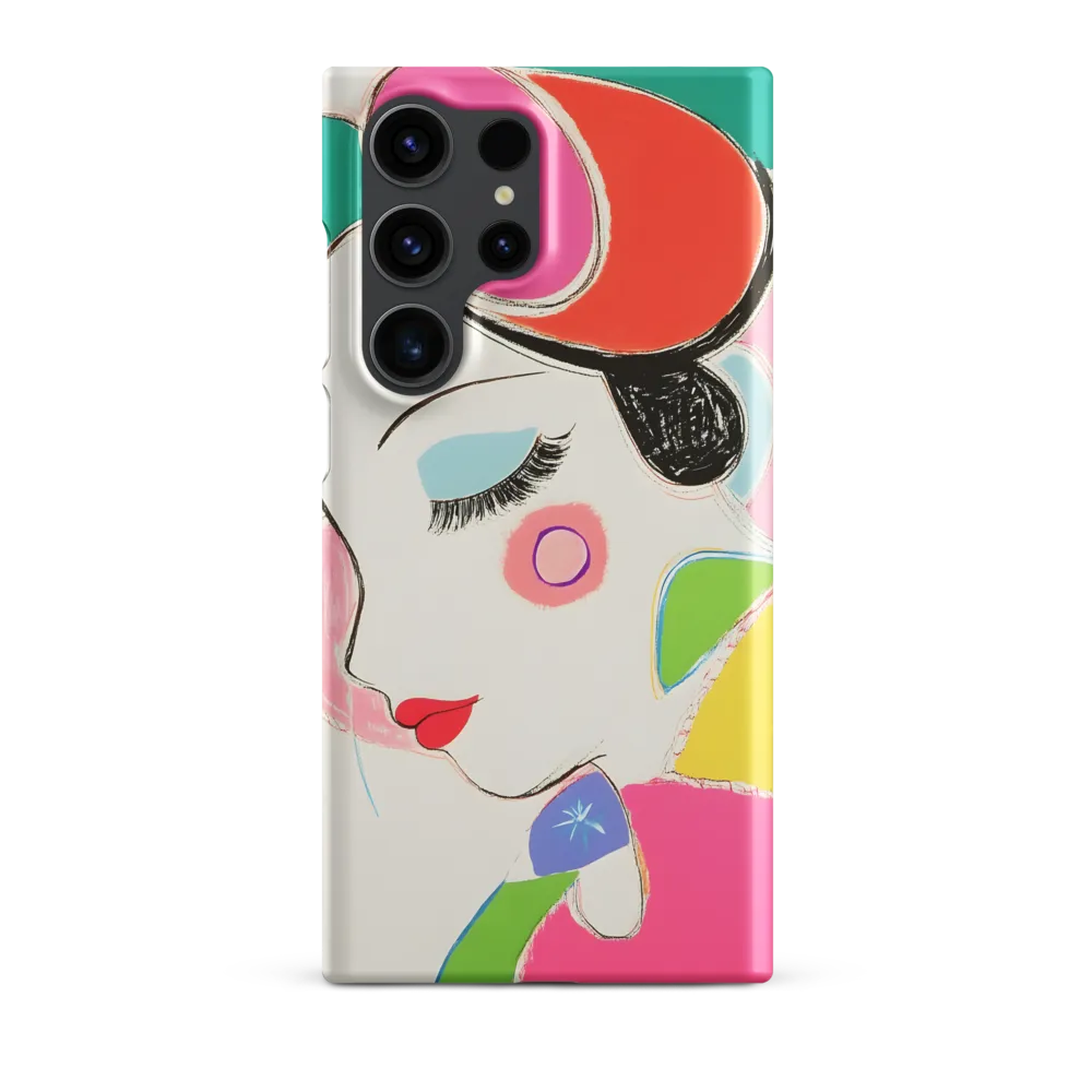 Whimsical Portrait in Colorful Abstraction