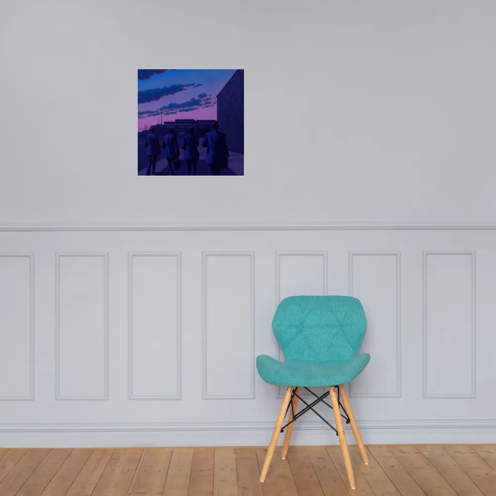 The Twilight Stroll | Poster | 18″×18″