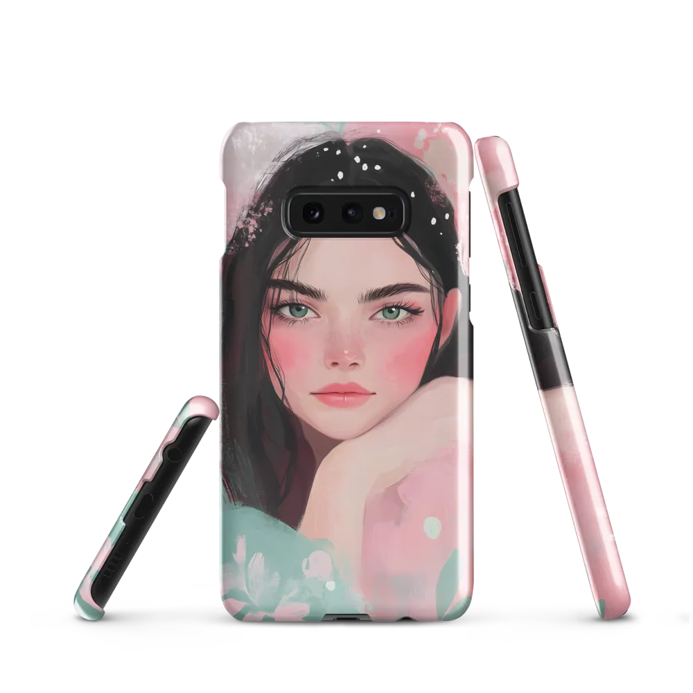 Mint & Rose — Portrait in Pastel Washes