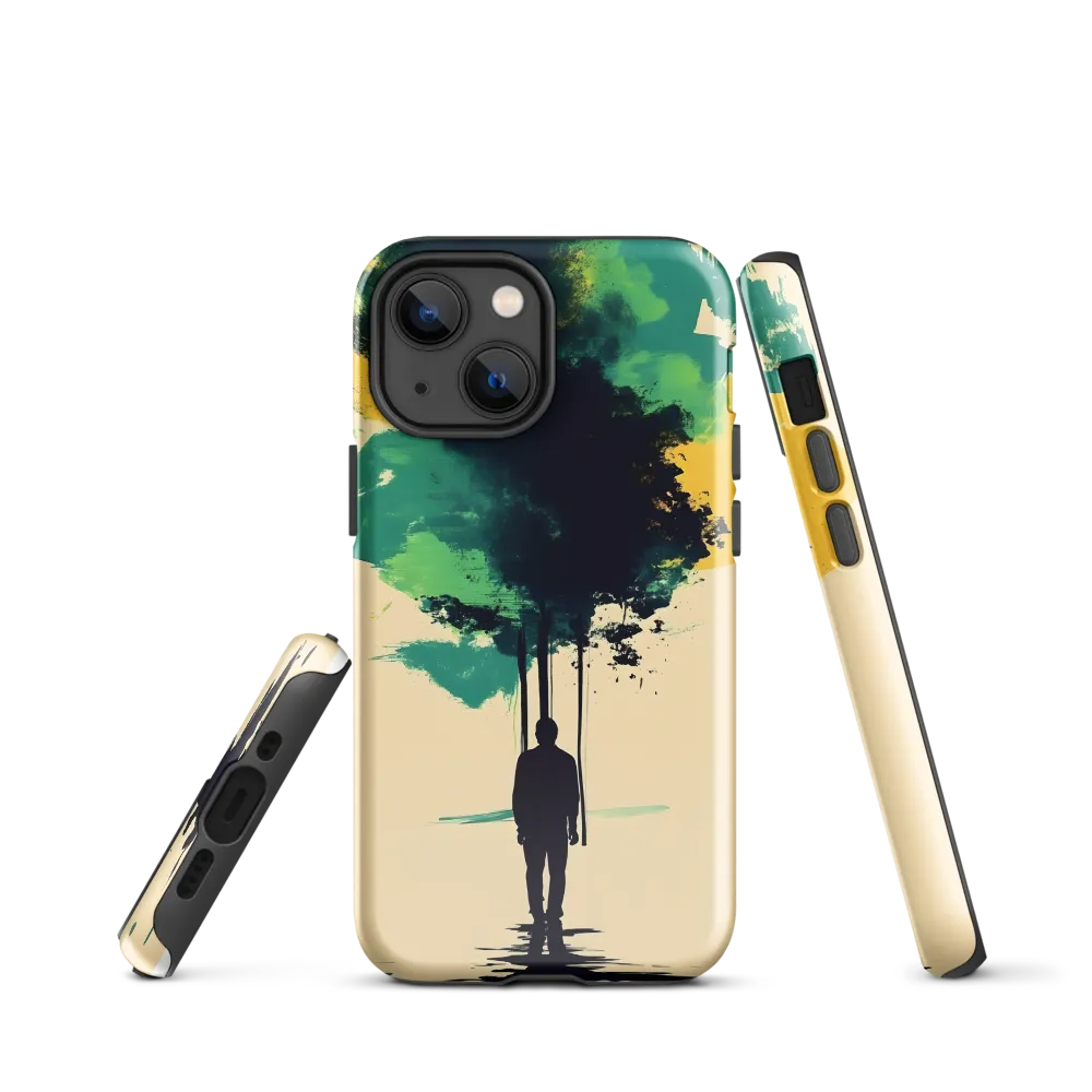Whispers of Solitude | Phone Case |  13 mini | Tough Case | Glossy