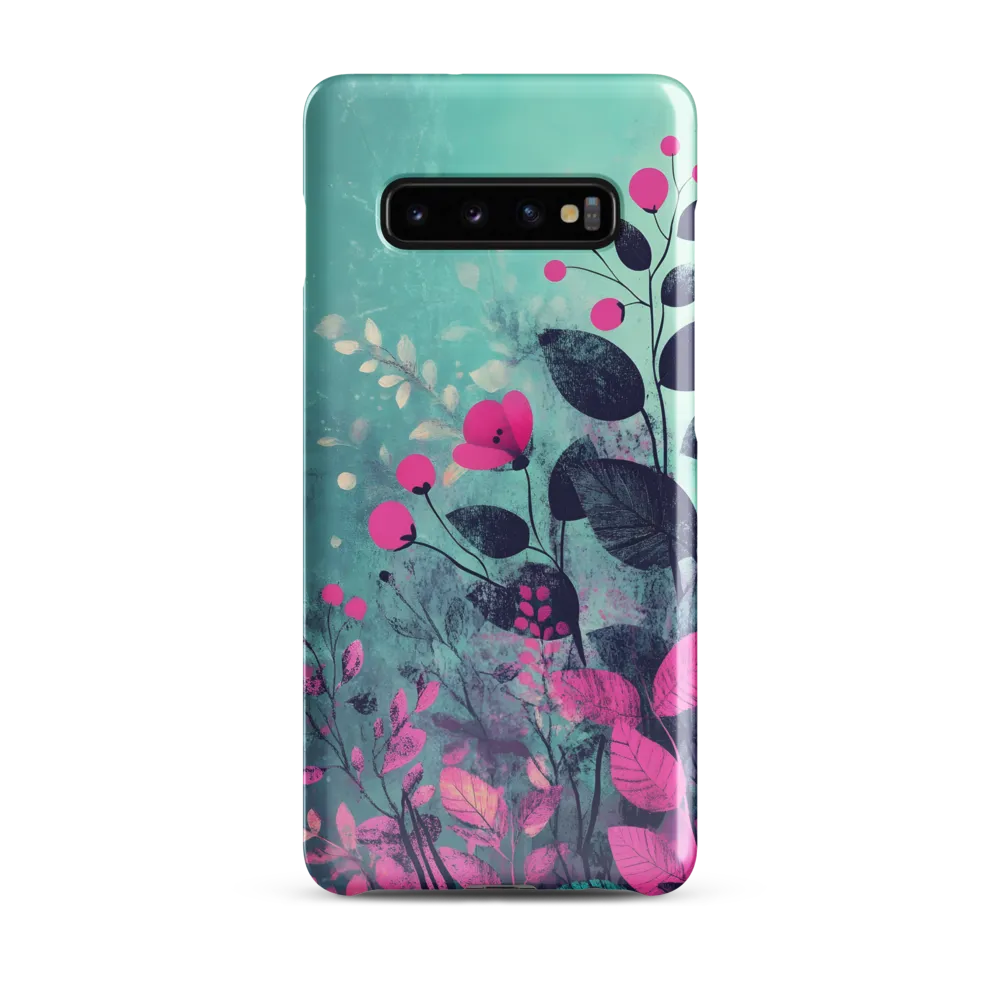 Whimsical Floral Harmony | Phone Case |  S10 Plus | Snap Case | Glossy